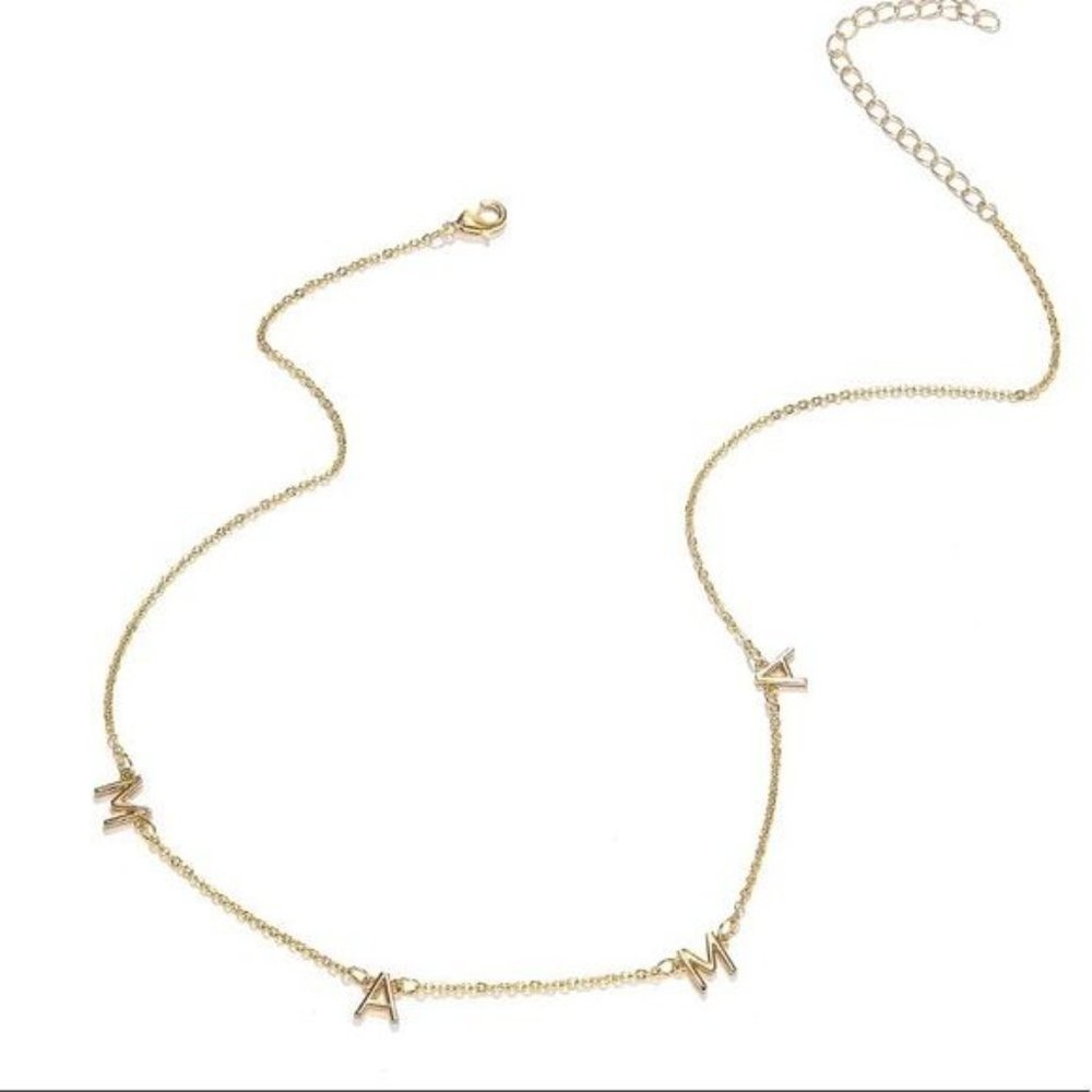 MAMA Boutique Trending Necklace in Gold or Silver or Rose Gold - Picture 7 of 8